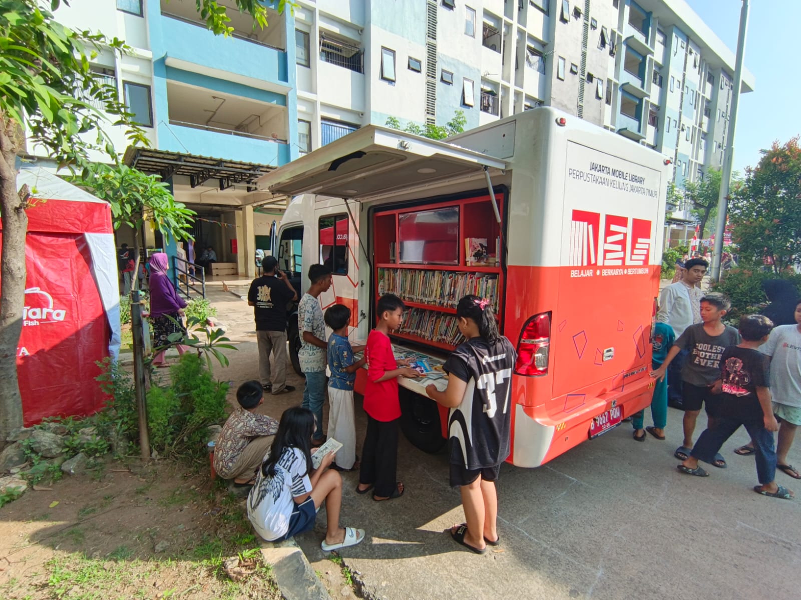 FESTIVAL LITERASI RUSUN JAKARTA 2025 Di Rusun KM 2 Cakung Barat